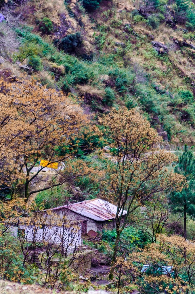 House nestled in river valley of Shivalik hills himalaya himalayan homes, budgetyatri