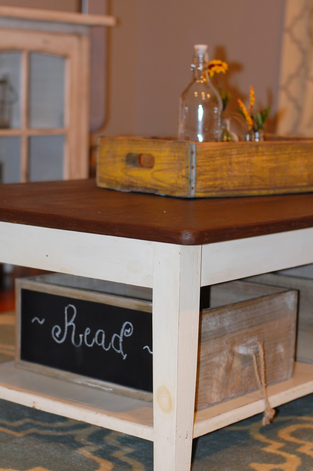 The Sweetest Nest DIY Farmhouse Coffee Table Redo