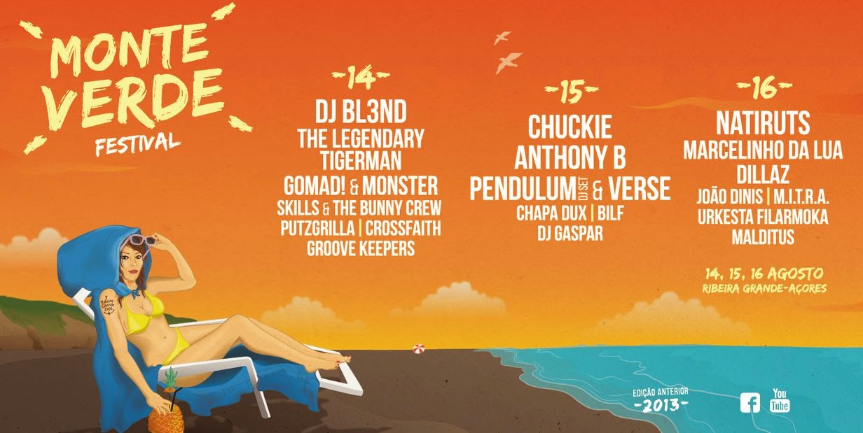 Preços e Cartaz Monte Verde Festival I Love Azores