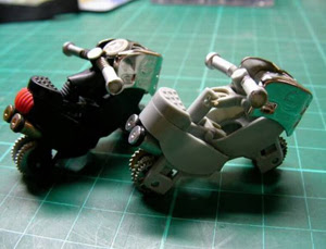 Tự làm xe moto mô hình bằng 2 chiếc bật lửa Moto+mo+hinh