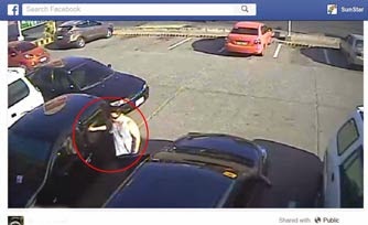 Man caught scratching cars! Man caught scratching cars!
