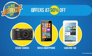 Flipkart Big Billion Days Sale Offers : 13th -17th October 2015