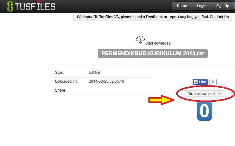 Cara mendownload file dari tusfile.net Cara mendownload file dari tusfile.net