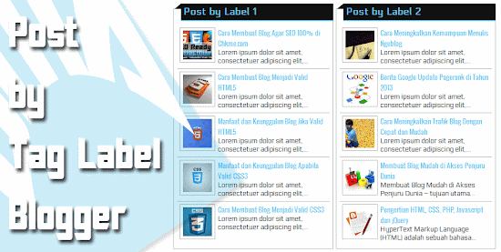 Cara Membuat Widget Recent Post By Tag Label Cara Membuat Widget Recent Post By Tag Label