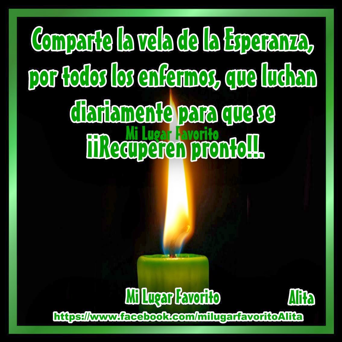 Mi Lugar Favorito Comparte la vela de la Esperanza