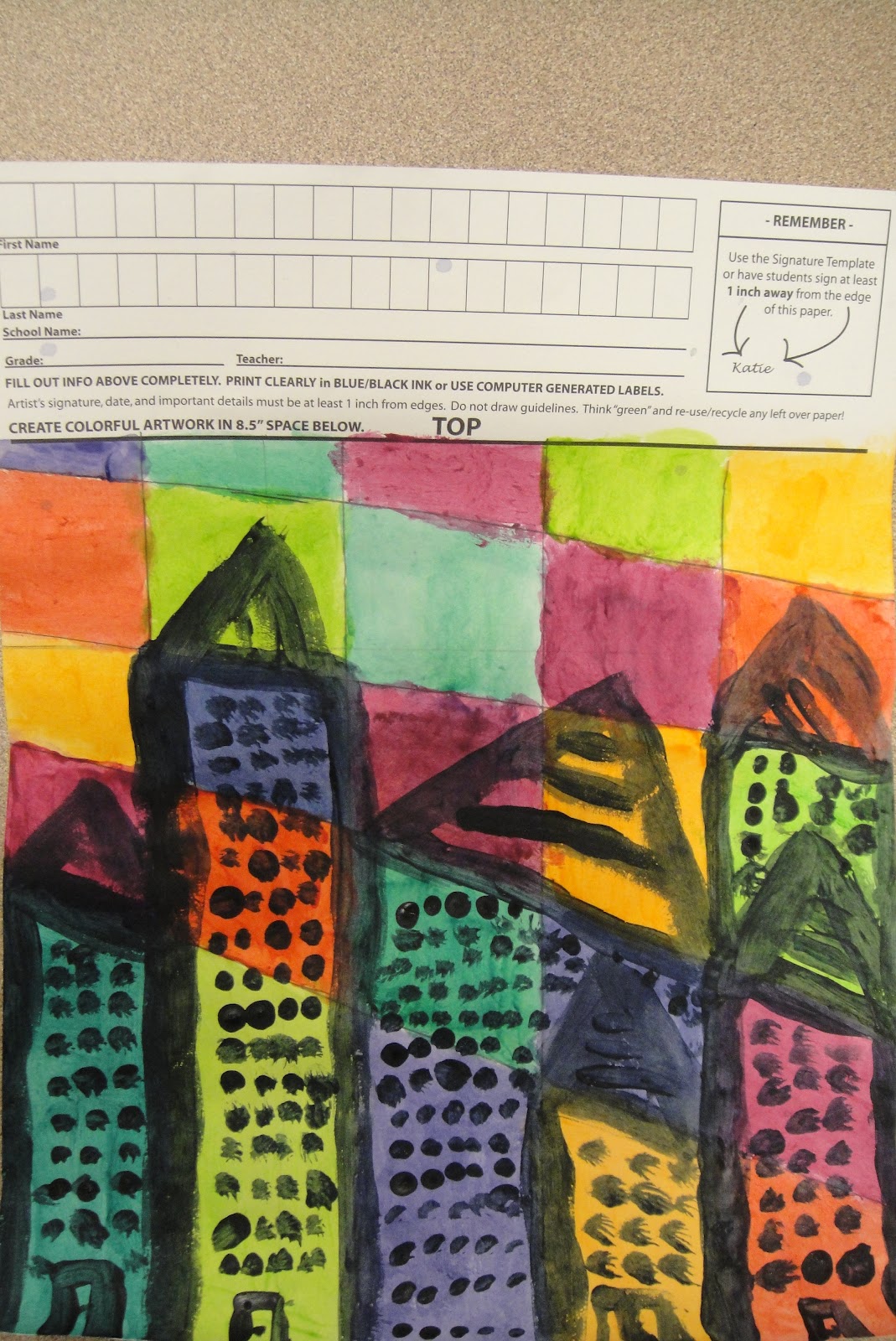 Framed in Swirly Gold: Square 1 Art Projects