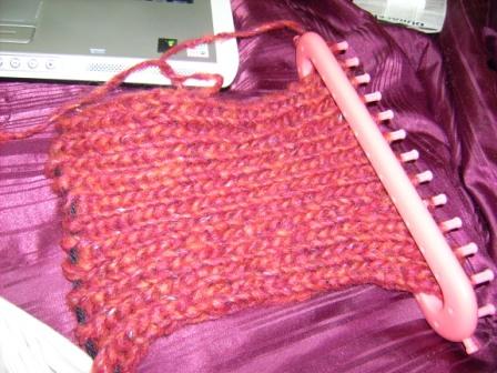 Playing With String: L is for Loom Knitting