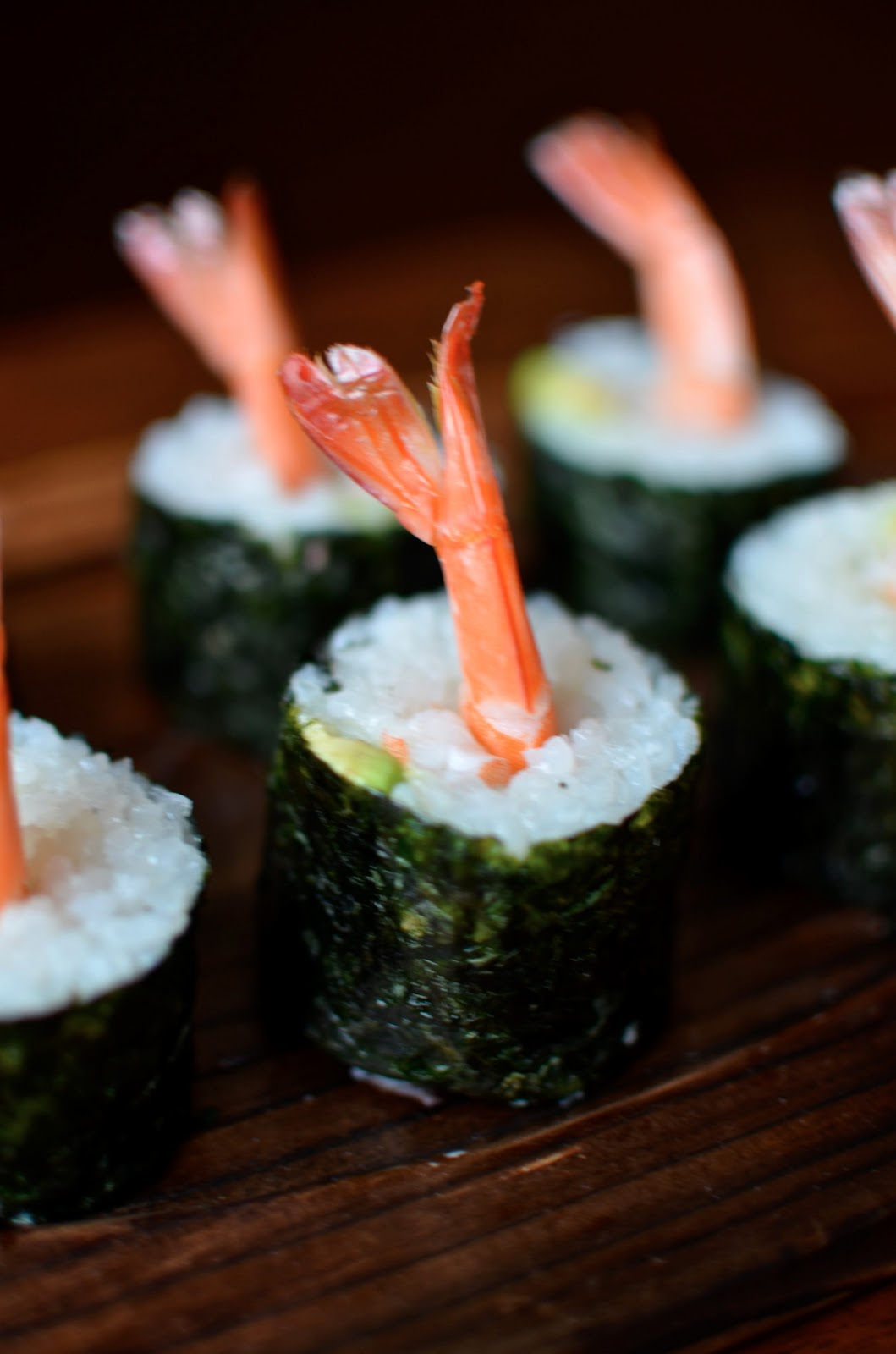 Yammie's Glutenfreedom: Shrimp Sushi