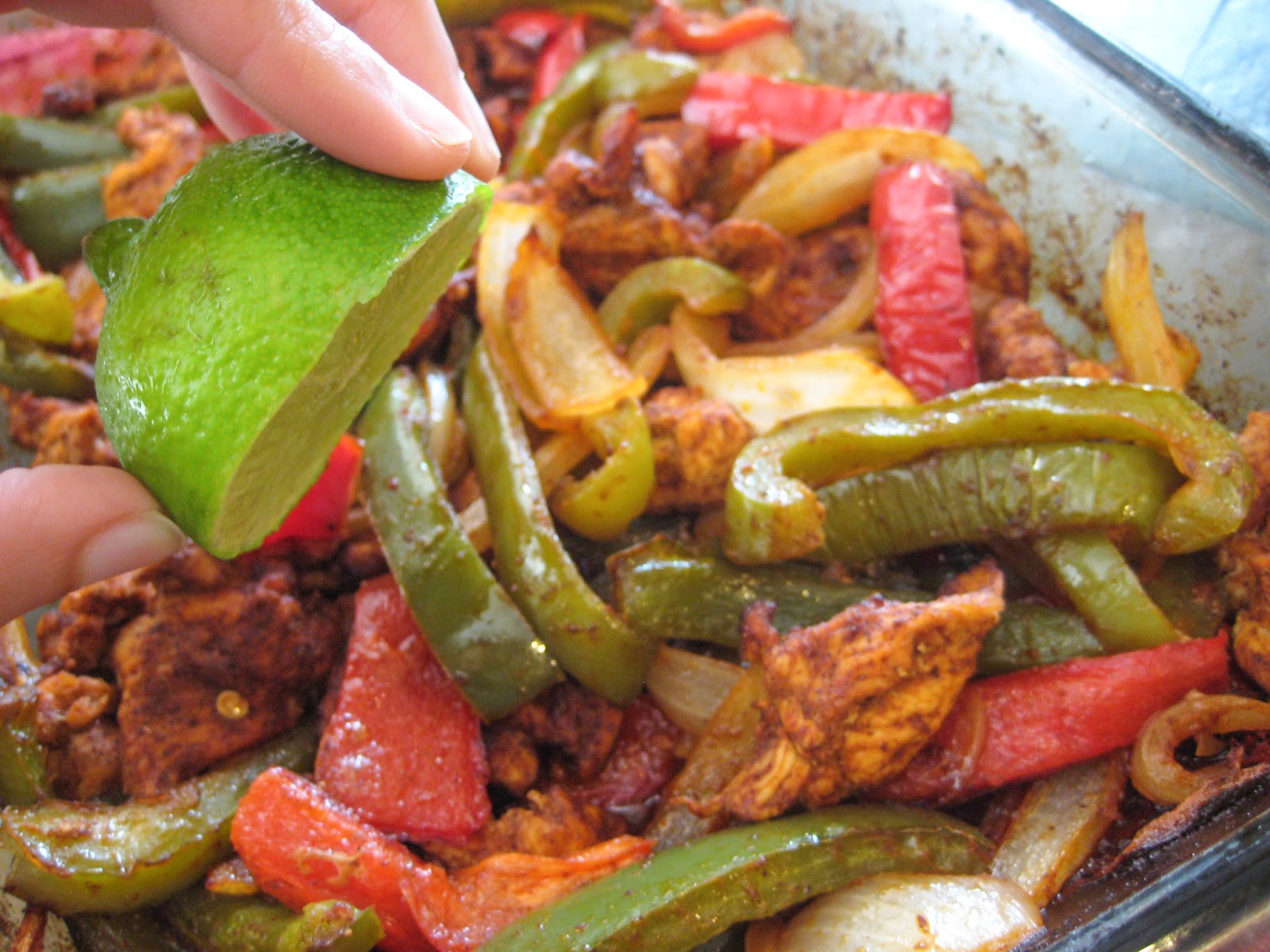 oven roasted fajitas The Red Pencil Box