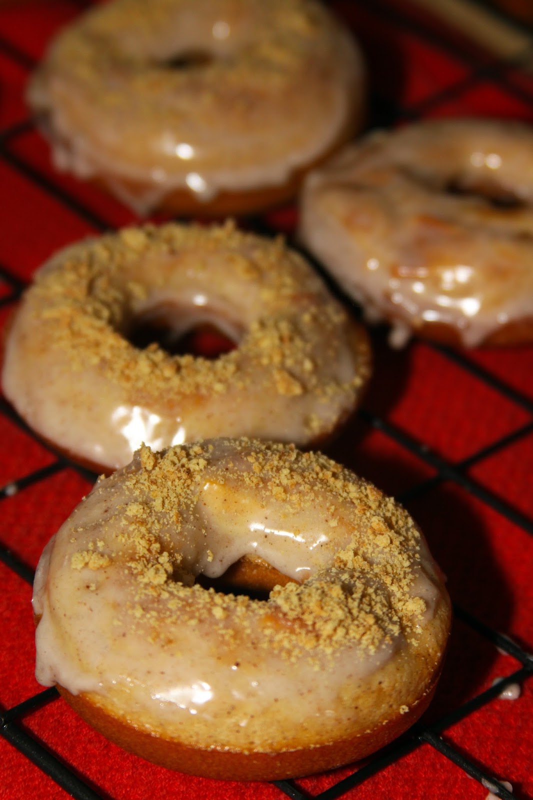 For the Love of Food Baked Buttermilk Apple Pie Donuts