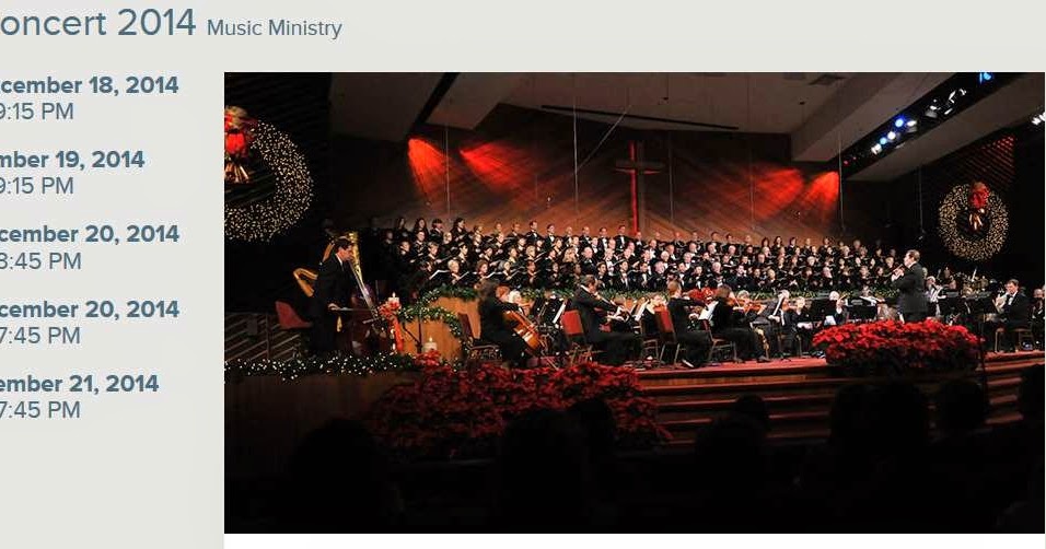 Grace Community Church Christmas Concert is this week