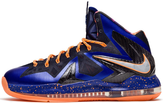 Nike LeBron X PS Elite Hyper Blue/Pure Platinum-Bright Citrus:
