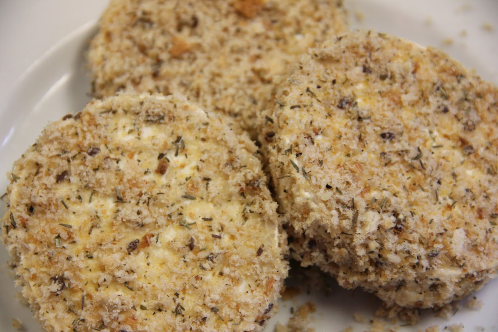 jessiekaymakes Fried Goats Cheese