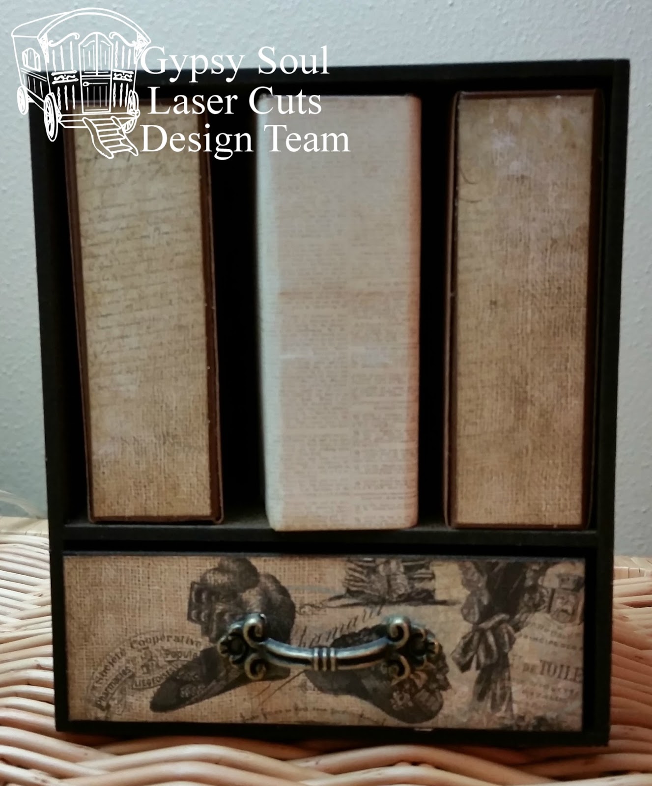 Gypsy Soul Laser Cuts Mini Album Display Case by Mary