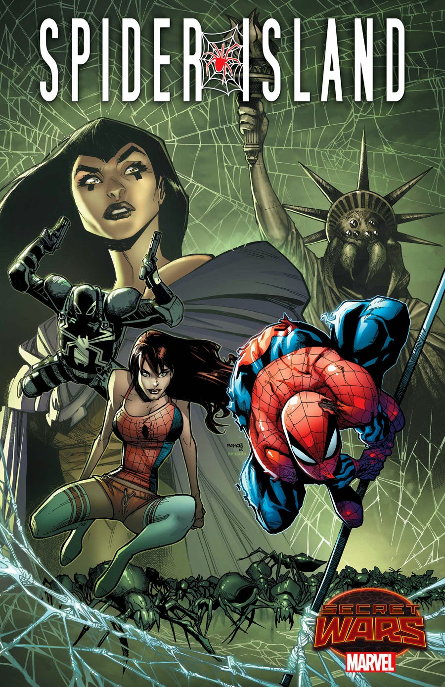 The Venom Site secret wars spiderisland