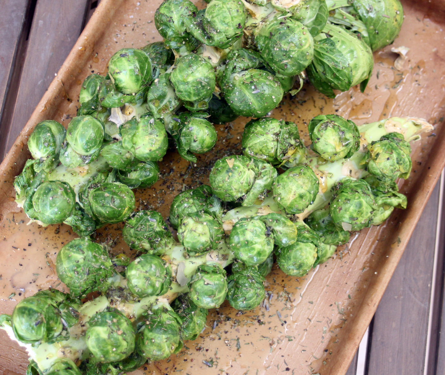 Phoenix Family Foodie Blog Roasted Brussels Sprouts On The Vine