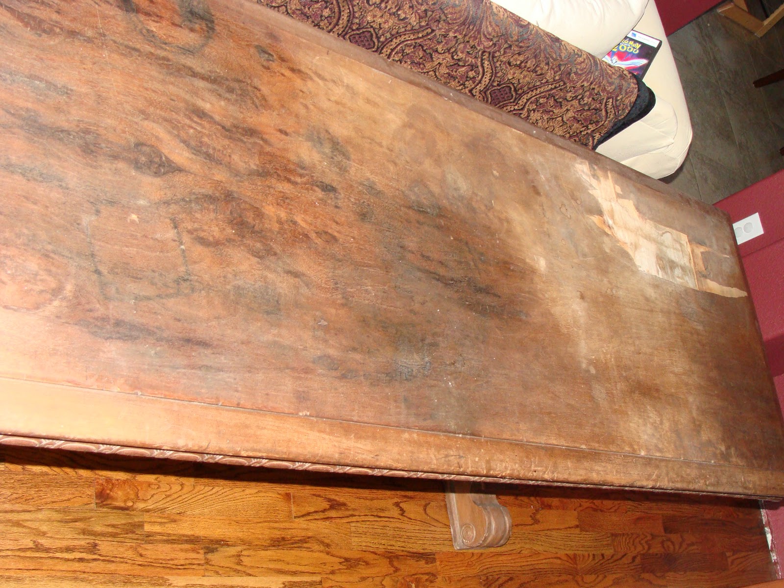 Two Moms And A Truck Redoing Table Top's, by Kellie