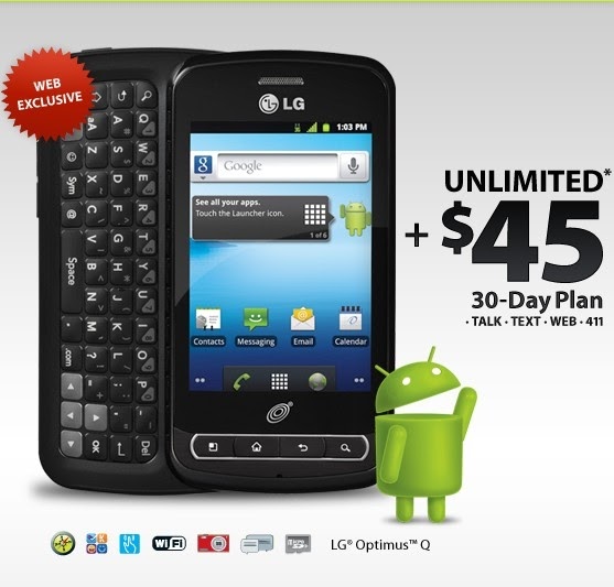 StraightTalk Getting the LG Qptimus Q QWERTY Slider | Prepaid Phone News