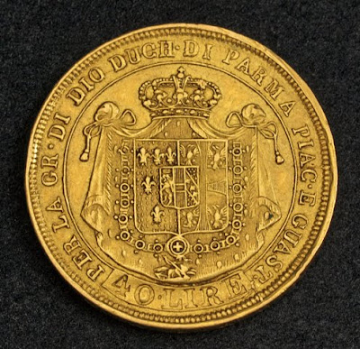 Italy Parma 40 Lire Gold Coin