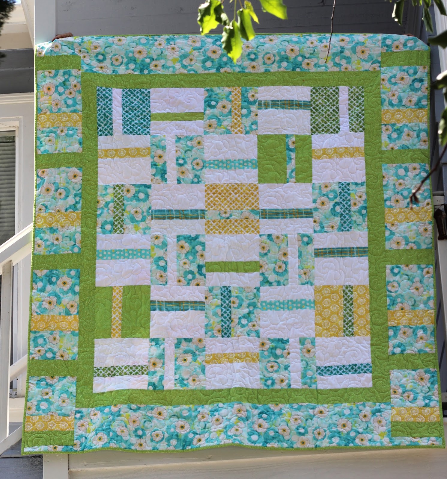 Sewn by Leila Gardunia California Wedding Quilt