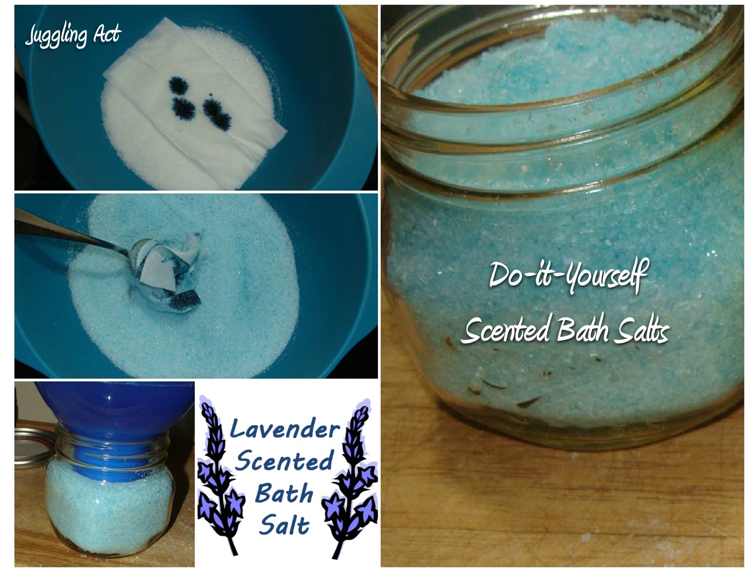 DIY Scented Bath Salts Juggling Act Mama