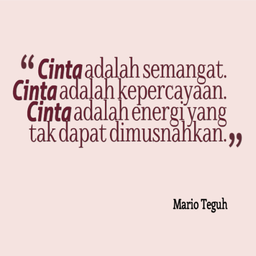 Kata Kata Motivasi Cinta