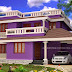 1995 sq-feet 4 bedroom Kerala house exterior