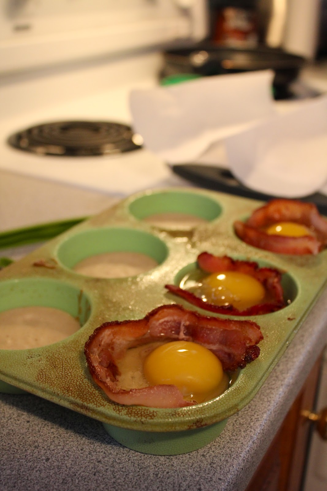 Krista Burton Bacon and Egg Pancake Cups!