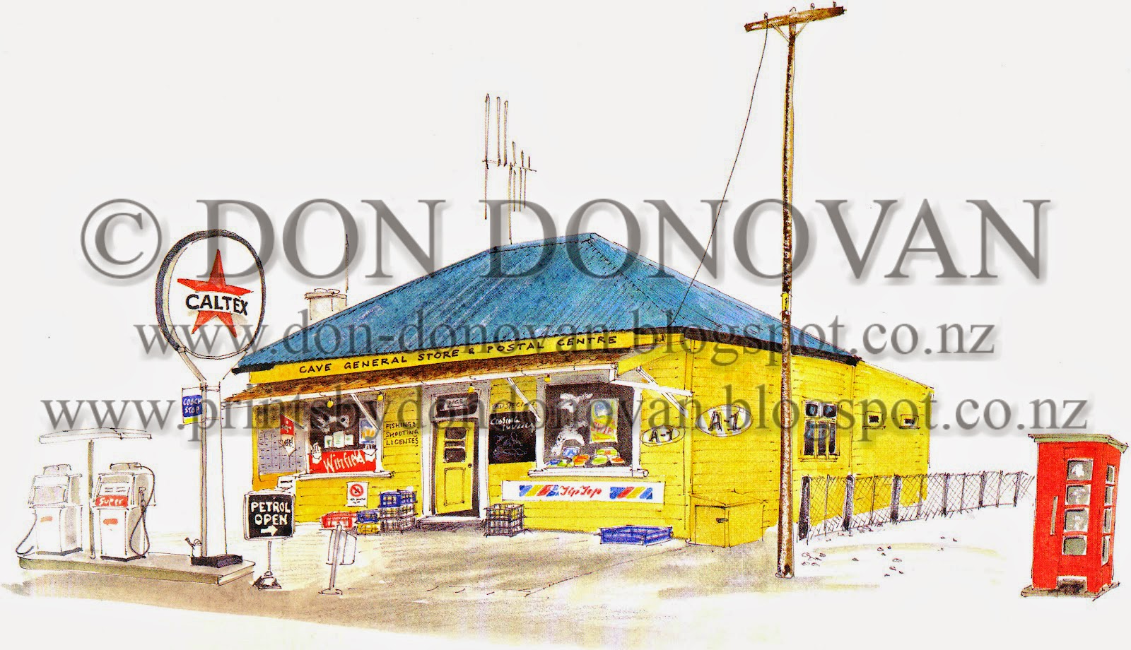 Don Donovan's World Open 7 Days 35. Cave Store, South Canterbury