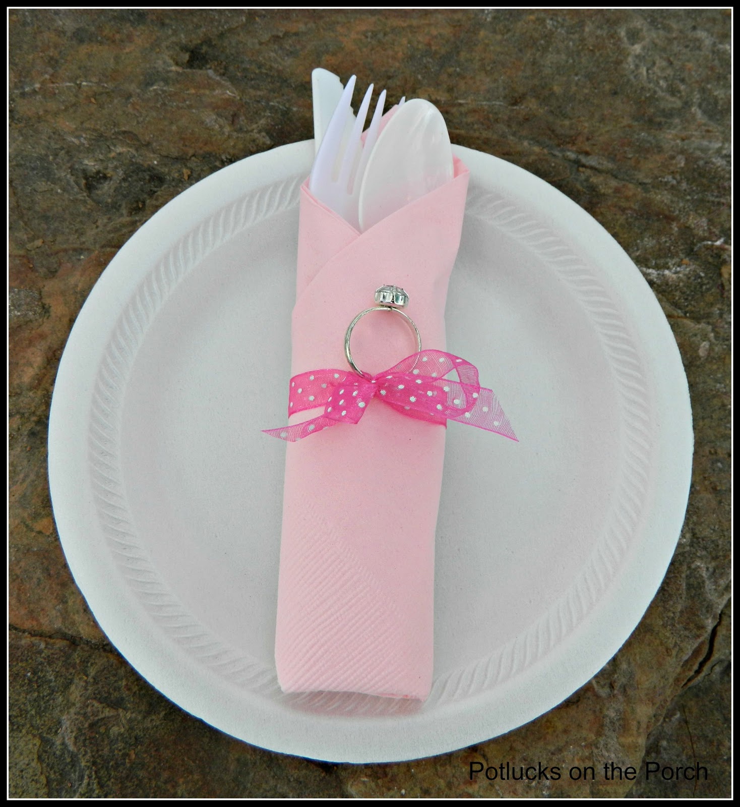 Potlucks on the Porch Napkin Rings