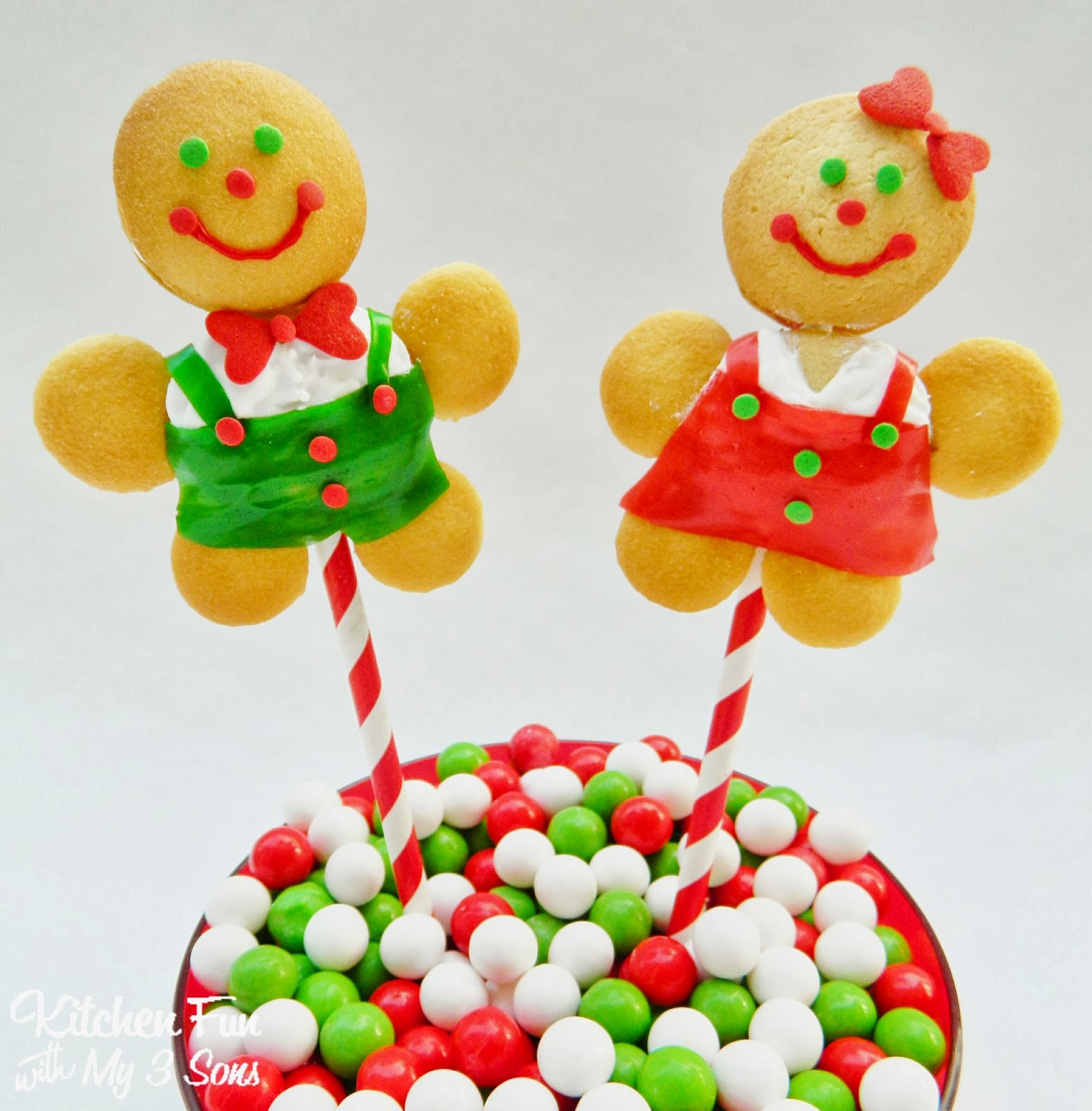 No Gingerbread Boy & Girl Cookie Pops with a BIG Giveaway! Kitchen