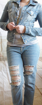 Outfit How to style a Boyfriend Jeans - Teil 11: Jeans & Jeans 