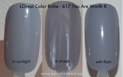 L'Oreal Color Riche - You Are Worth It swatches
