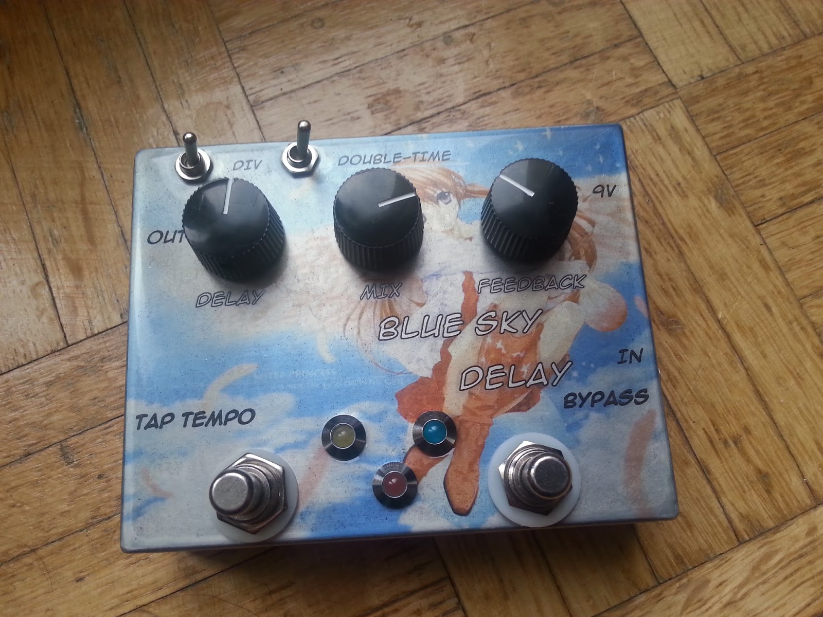 DIY Guitar Pedal Blog Deep Blue Delay with Tap Tempo