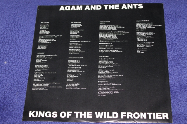 Maritime Vinyl Adam And The Ants Kings Of The Wild