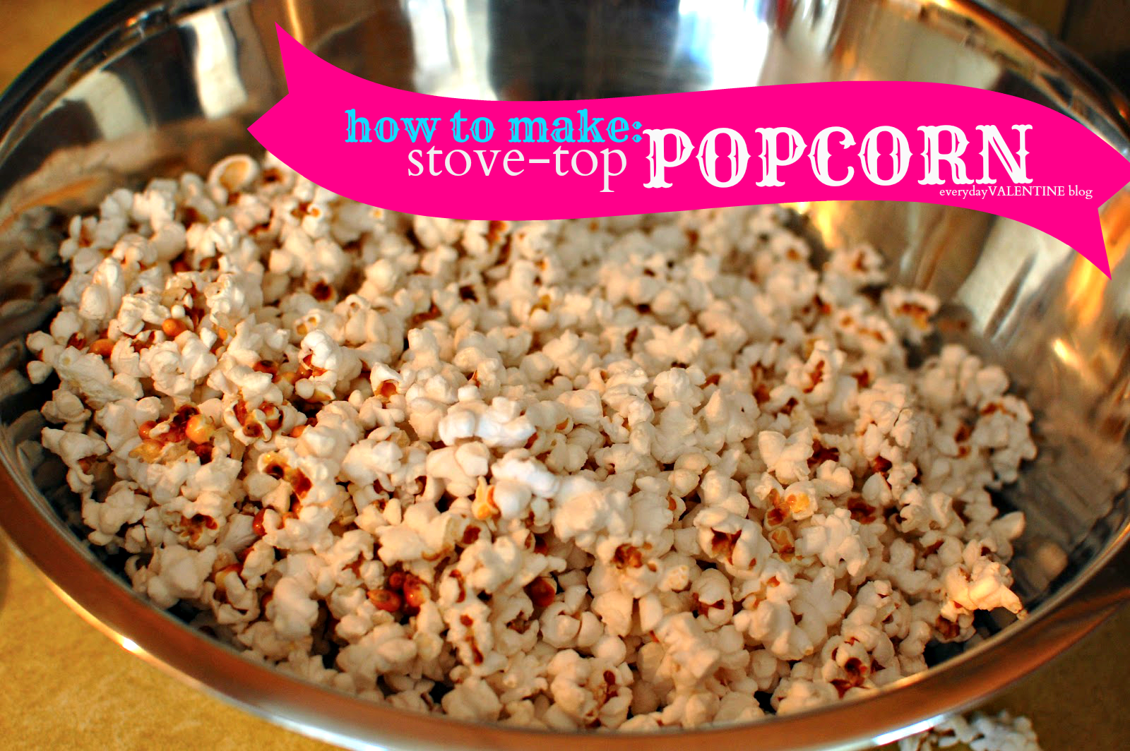 {STOVETOP POPCORN} laura panfilio