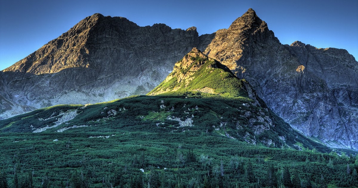 Tapety na pulpit: tatry, polskie góry, pasmo górskie, widok, krajobraz