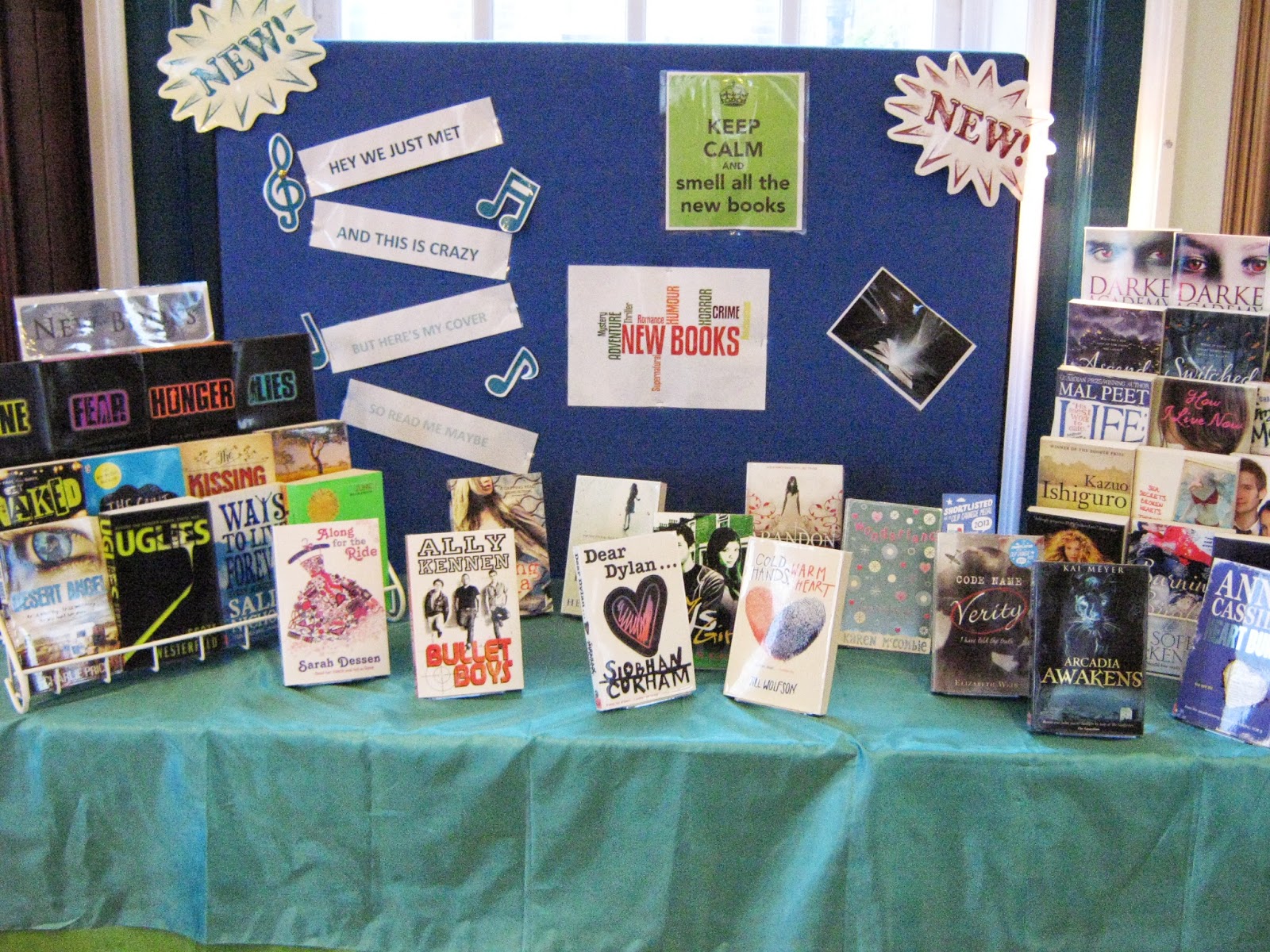 Ravensbourne School libraries Library Displays