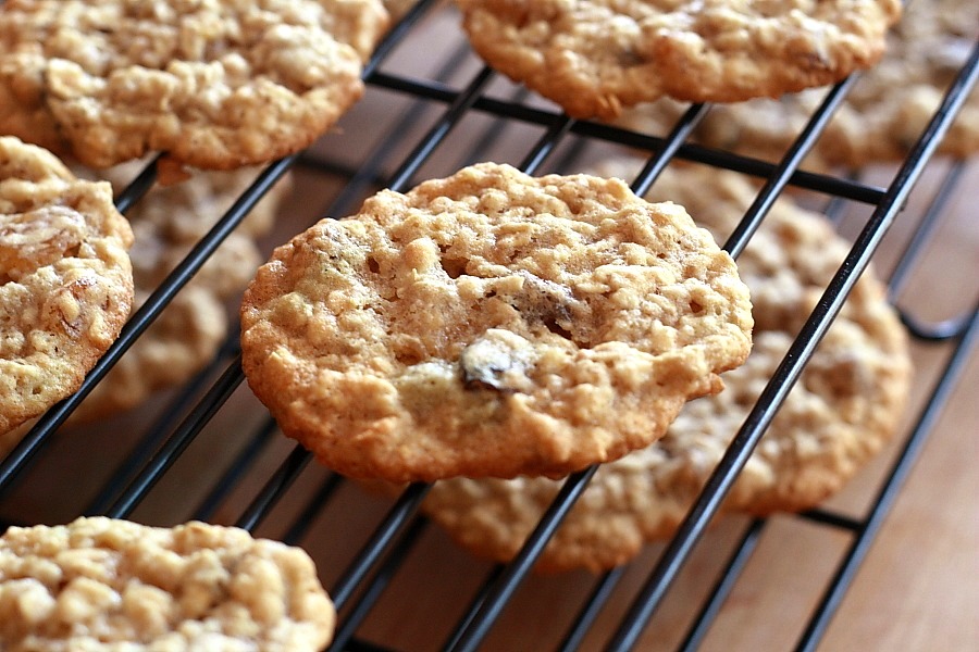 Lemon Drop Oatmeal Raisin Cookies