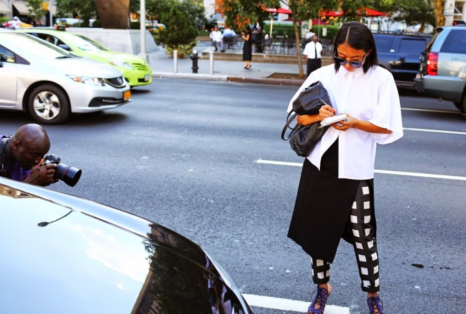 New York Fashion Week Spring 2015 Street Style New York Fashion Week Spring 2015 Street Style