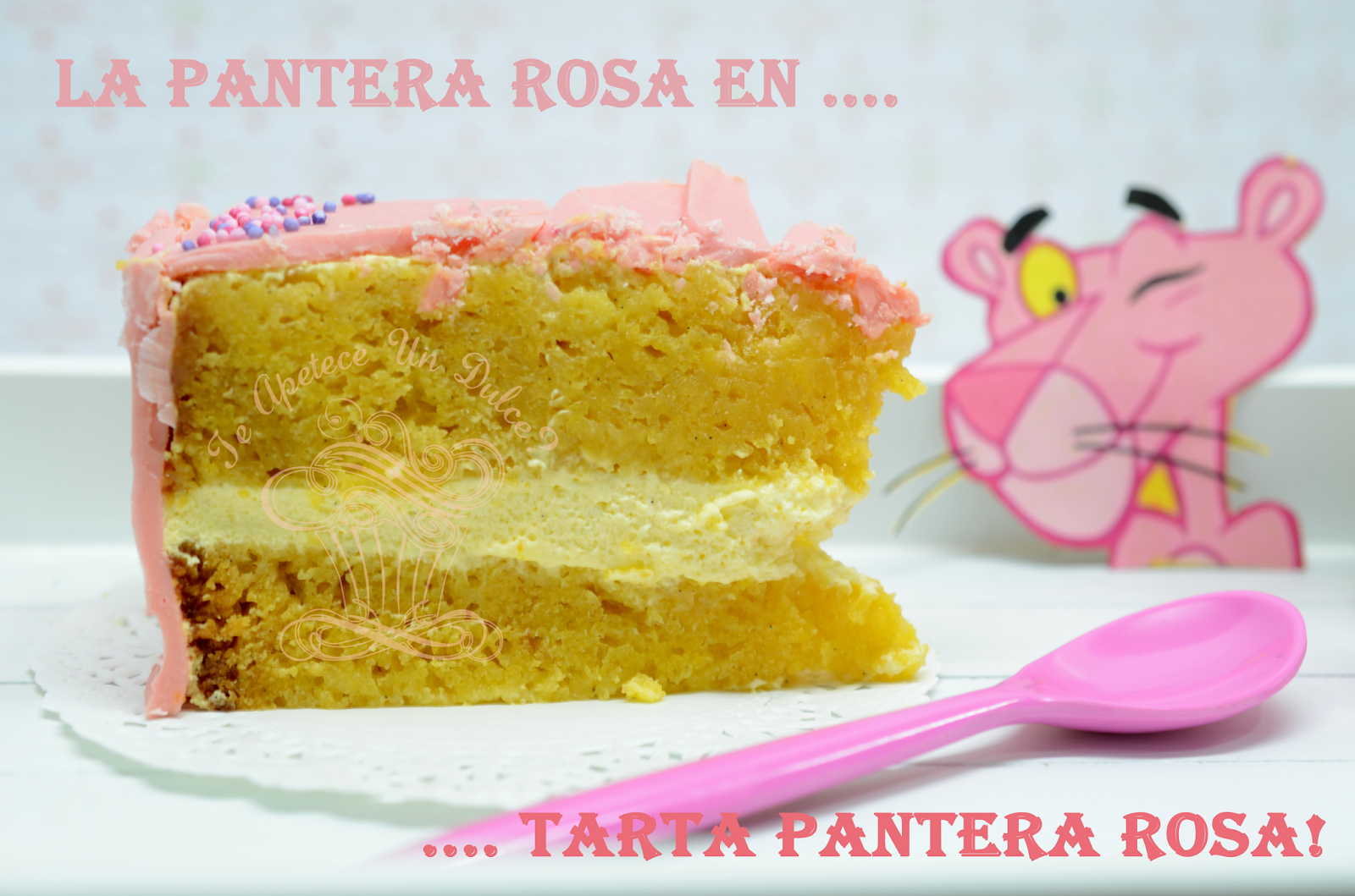 Tarta pantera rosa
