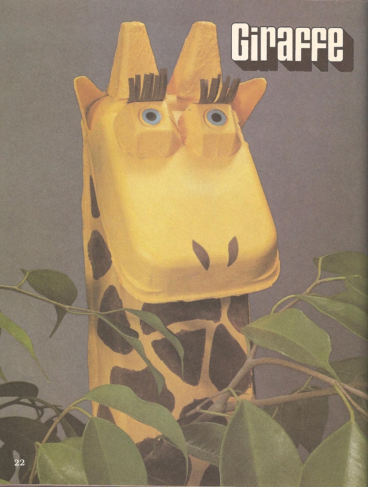 The Haunted Closet Egg Carton Easter Bunny (Egg Carton Critters, 1978)