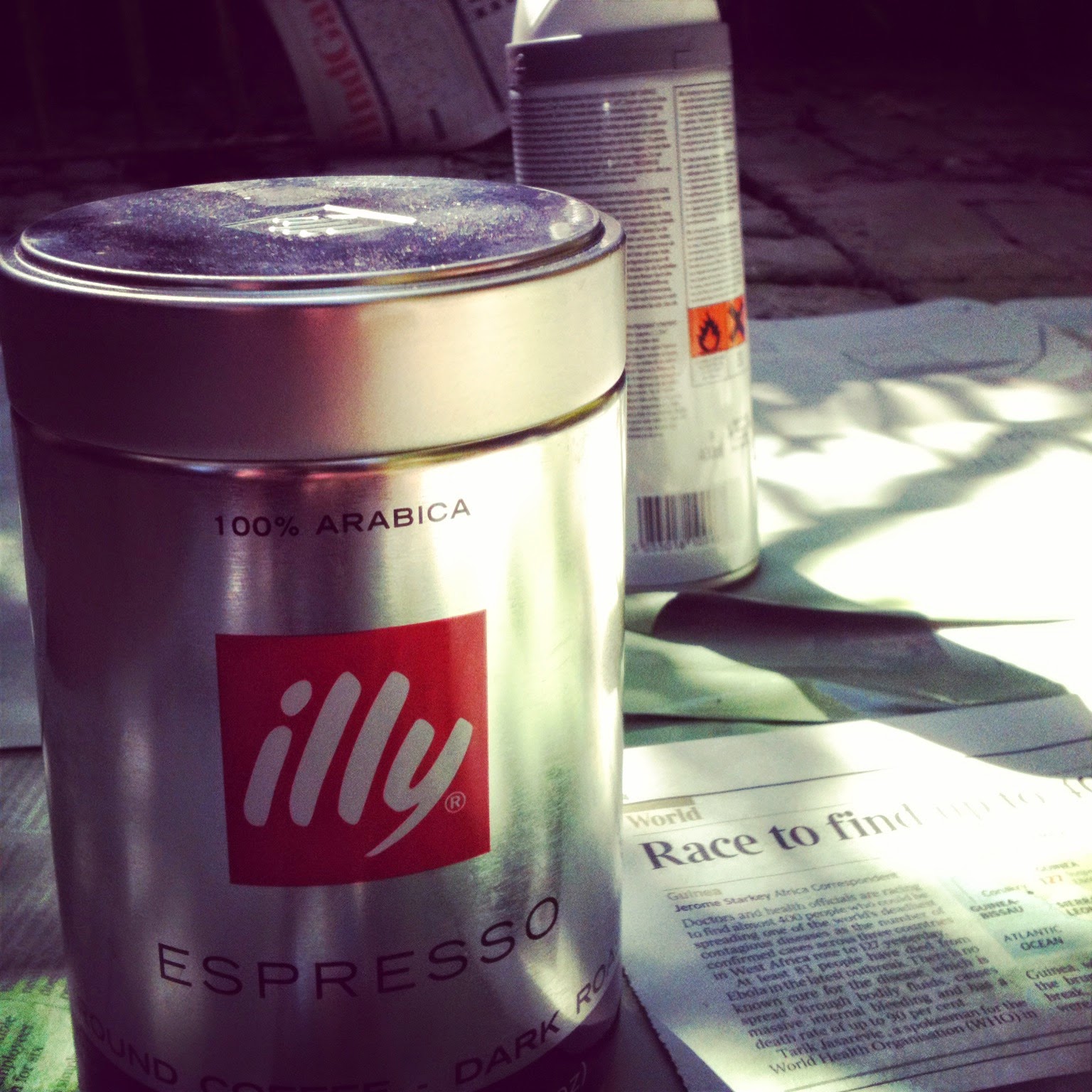 Holly Careless Recycle , Upcycle Coffee Tin