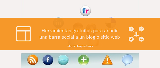 Herramientas gratuitas para añadir una barra social a un blog o sitio web