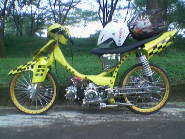 Modifikasi Motor Smash 110 Road Race Arena Modifikasi
