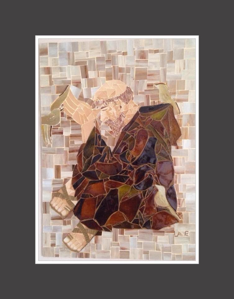 Quadro de Mosaico de S. Francisco