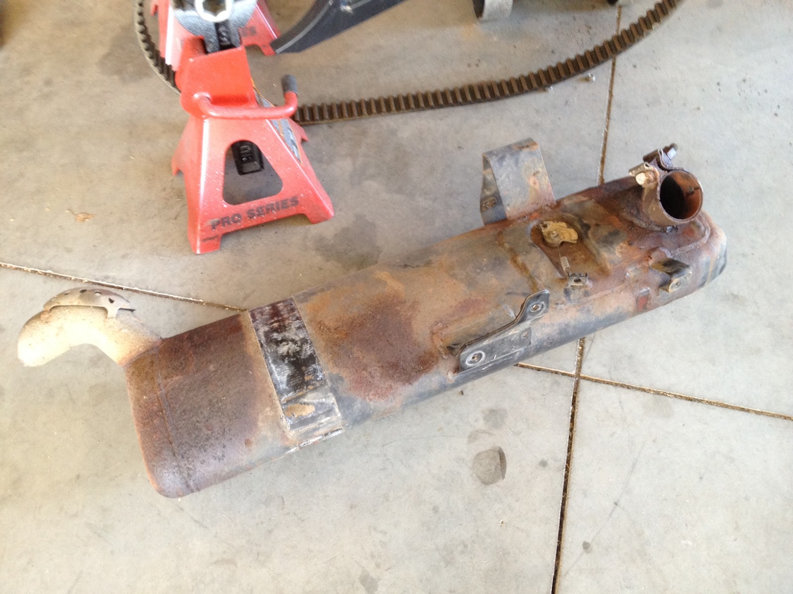 Middle Class Chops Boise Buell XB12X Muffler Paint