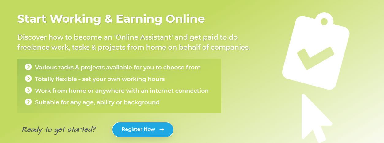 Start Working & Earning Online