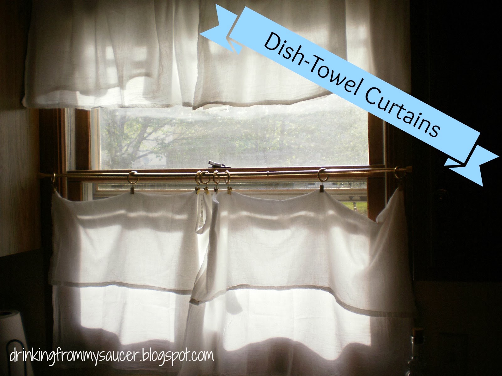 Drinking From My Saucer :: Procrastination and Curtains