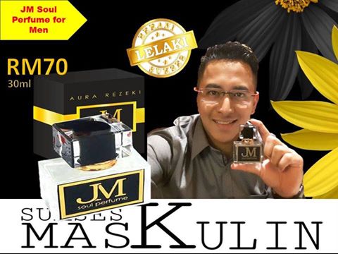 JM Soul Perfume Maskulin AuraRezeki - For Men (30ml)